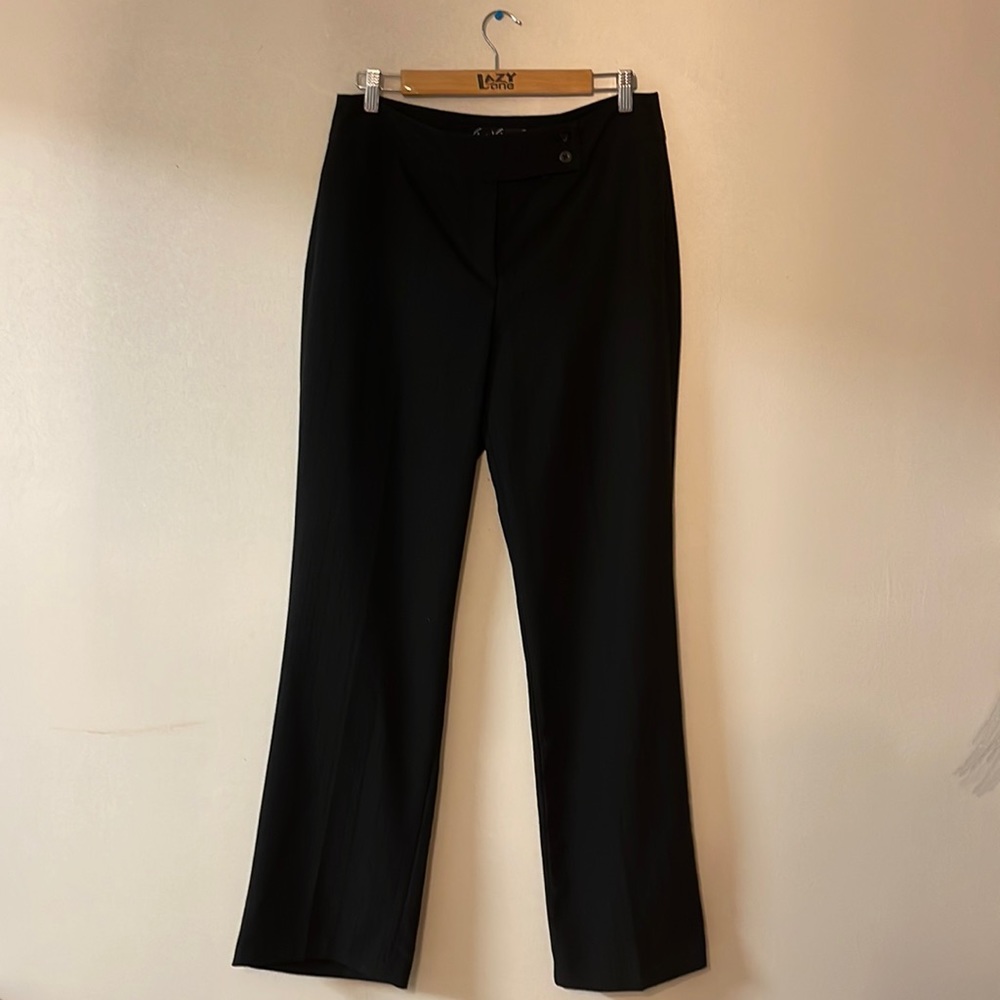 Woman’s Black Pinstriped Dress Pants - Size 12